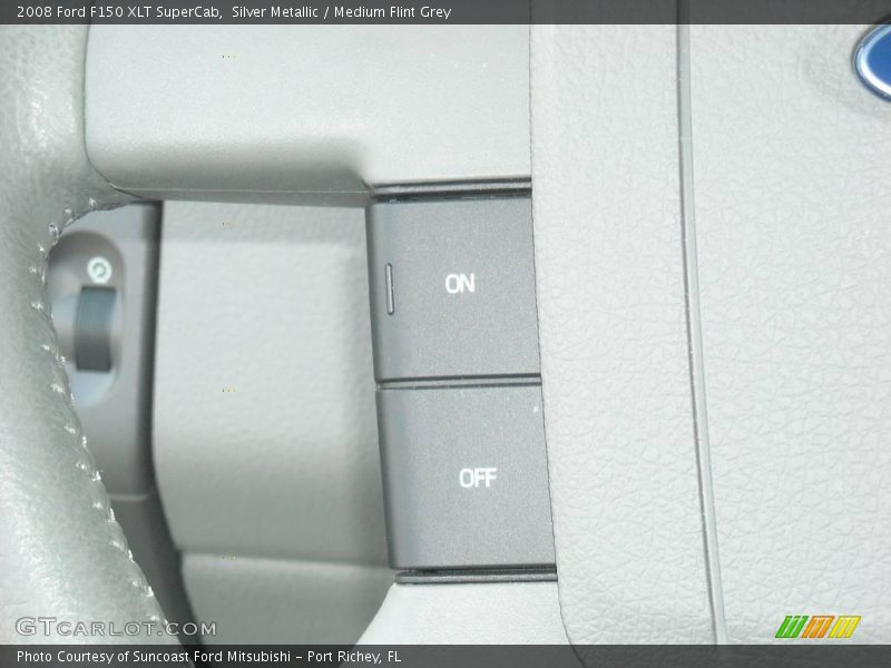 Silver Metallic / Medium Flint Grey 2008 Ford F150 XLT SuperCab