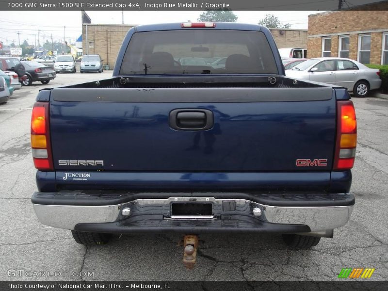 Indigo Blue Metallic / Graphite 2000 GMC Sierra 1500 SLE Extended Cab 4x4