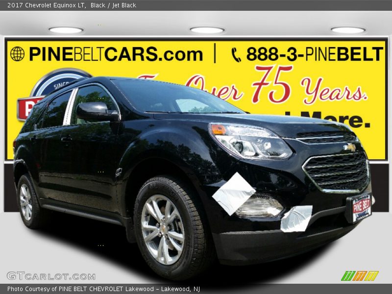 Black / Jet Black 2017 Chevrolet Equinox LT