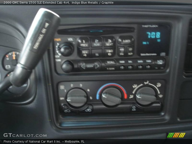 Indigo Blue Metallic / Graphite 2000 GMC Sierra 1500 SLE Extended Cab 4x4