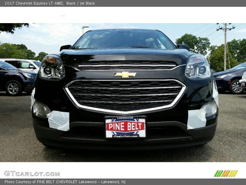 Black / Jet Black 2017 Chevrolet Equinox LT AWD