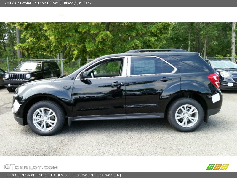 Black / Jet Black 2017 Chevrolet Equinox LT AWD