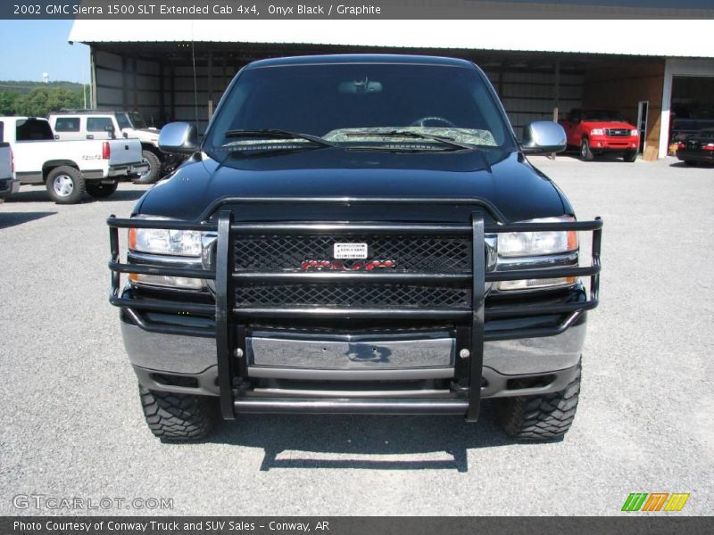 Onyx Black / Graphite 2002 GMC Sierra 1500 SLT Extended Cab 4x4