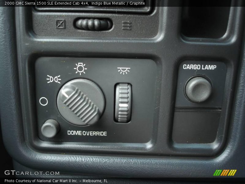 Indigo Blue Metallic / Graphite 2000 GMC Sierra 1500 SLE Extended Cab 4x4