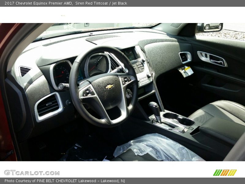 Siren Red Tintcoat / Jet Black 2017 Chevrolet Equinox Premier AWD