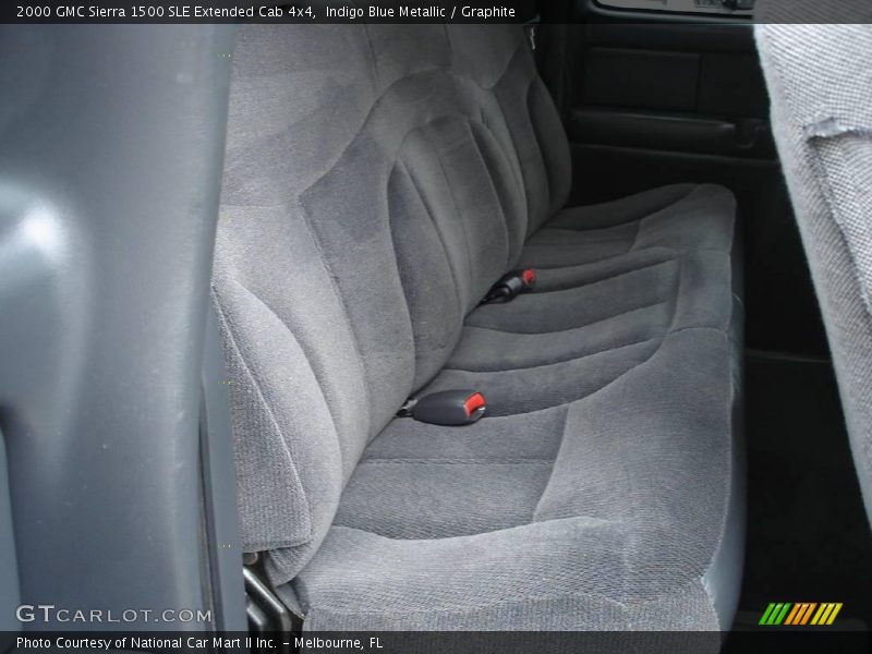 Indigo Blue Metallic / Graphite 2000 GMC Sierra 1500 SLE Extended Cab 4x4