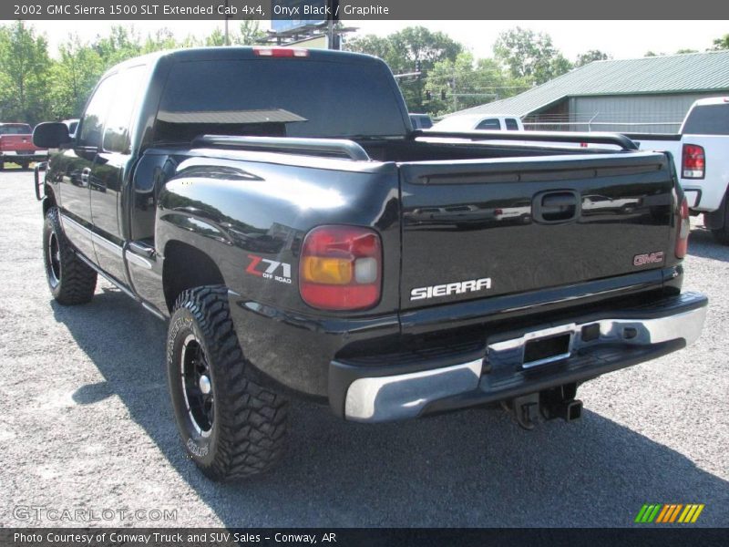 Onyx Black / Graphite 2002 GMC Sierra 1500 SLT Extended Cab 4x4