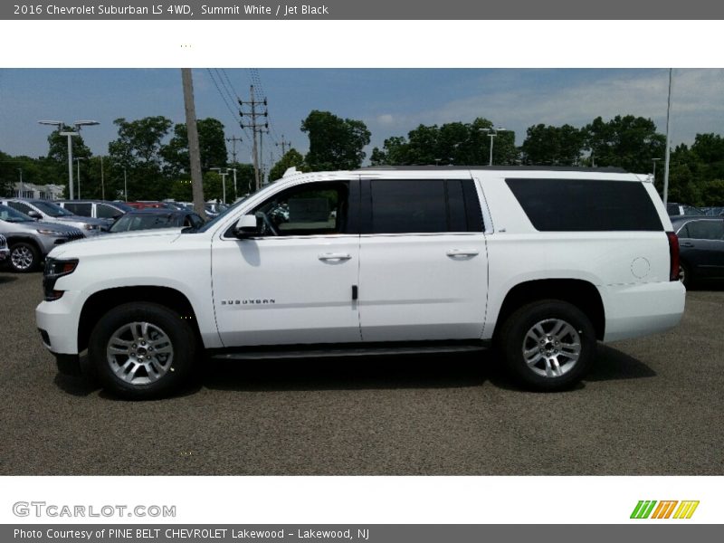 Summit White / Jet Black 2016 Chevrolet Suburban LS 4WD