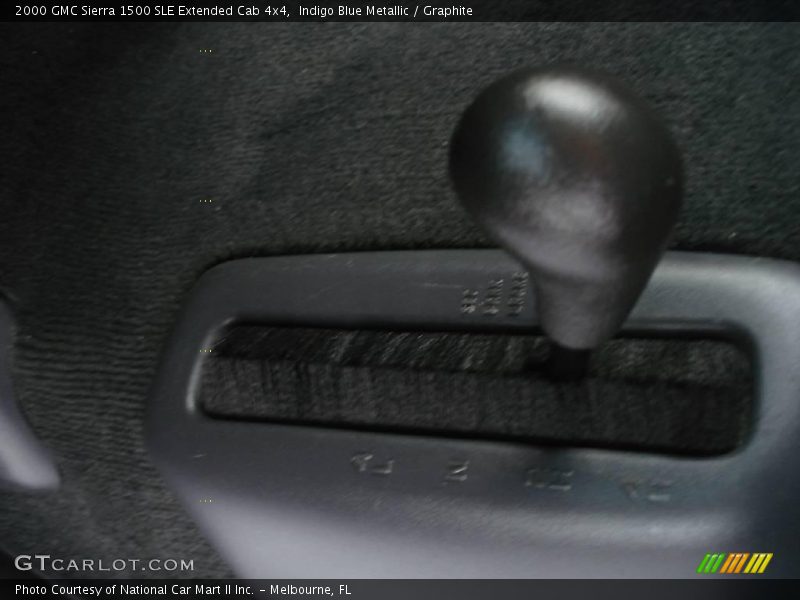 Indigo Blue Metallic / Graphite 2000 GMC Sierra 1500 SLE Extended Cab 4x4