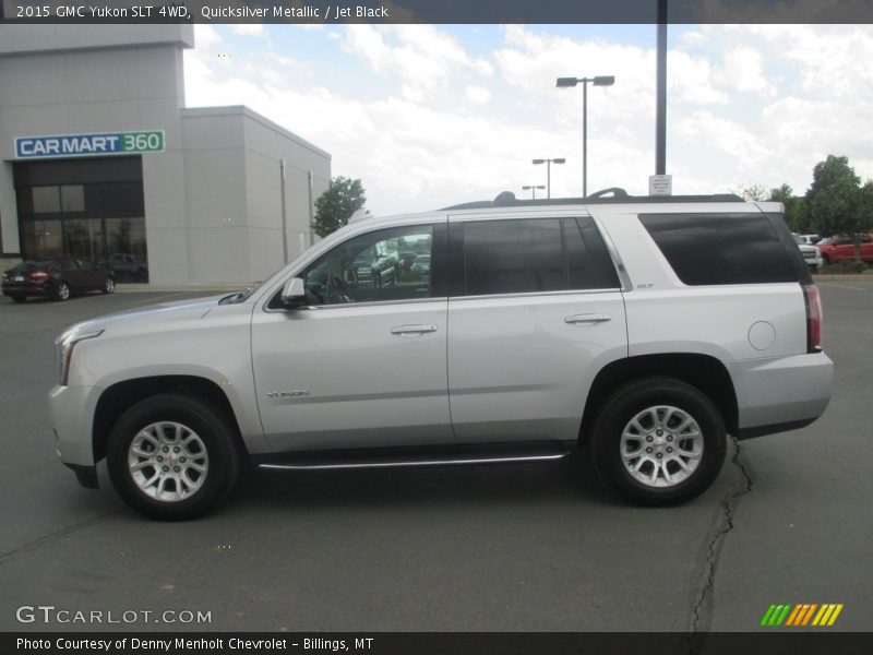 Quicksilver Metallic / Jet Black 2015 GMC Yukon SLT 4WD