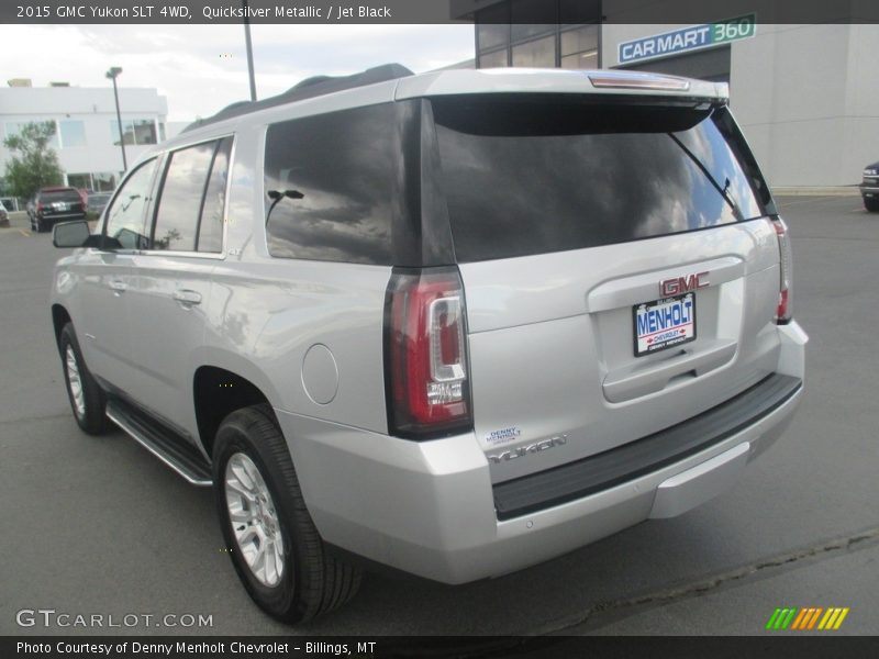 Quicksilver Metallic / Jet Black 2015 GMC Yukon SLT 4WD