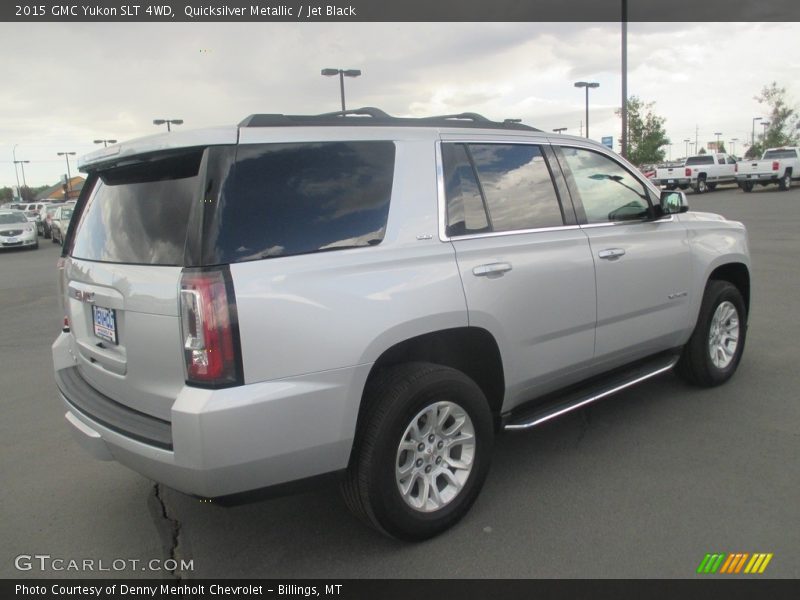 Quicksilver Metallic / Jet Black 2015 GMC Yukon SLT 4WD