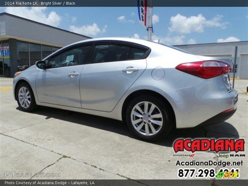 Bright Silver / Black 2014 Kia Forte LX