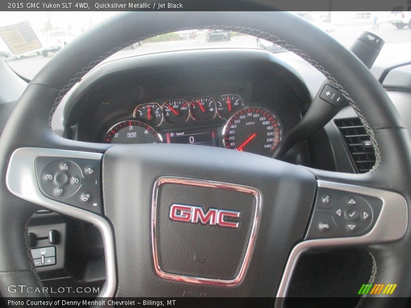 Quicksilver Metallic / Jet Black 2015 GMC Yukon SLT 4WD