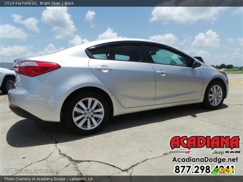 Bright Silver / Black 2014 Kia Forte LX