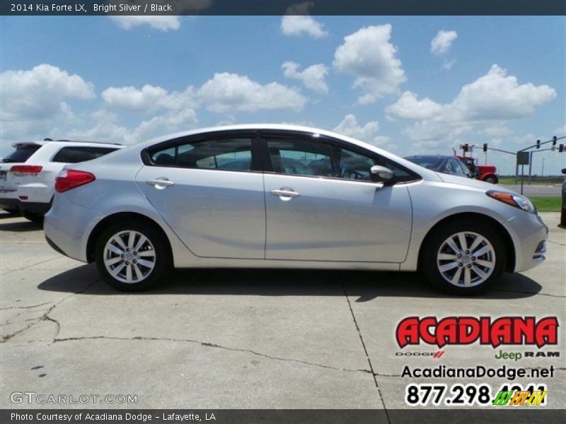 Bright Silver / Black 2014 Kia Forte LX