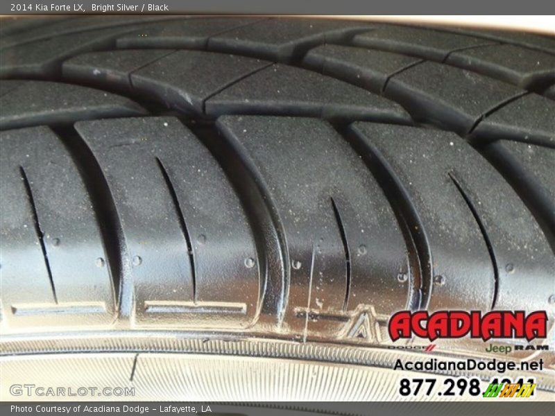 Bright Silver / Black 2014 Kia Forte LX