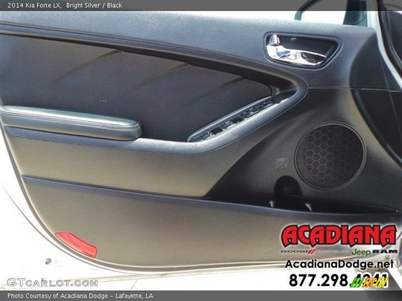 Bright Silver / Black 2014 Kia Forte LX