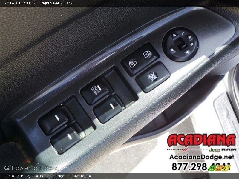 Bright Silver / Black 2014 Kia Forte LX