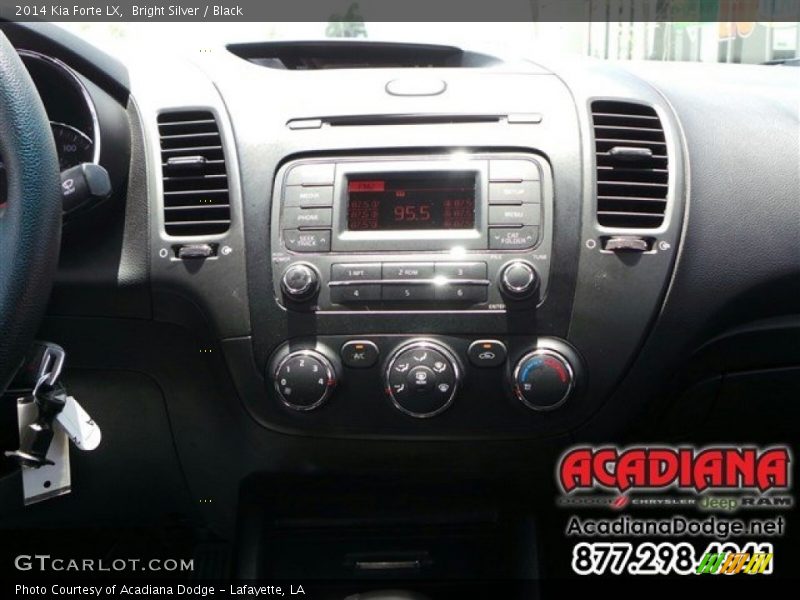 Bright Silver / Black 2014 Kia Forte LX