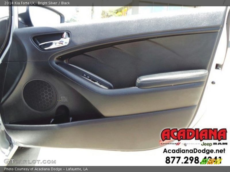 Bright Silver / Black 2014 Kia Forte LX