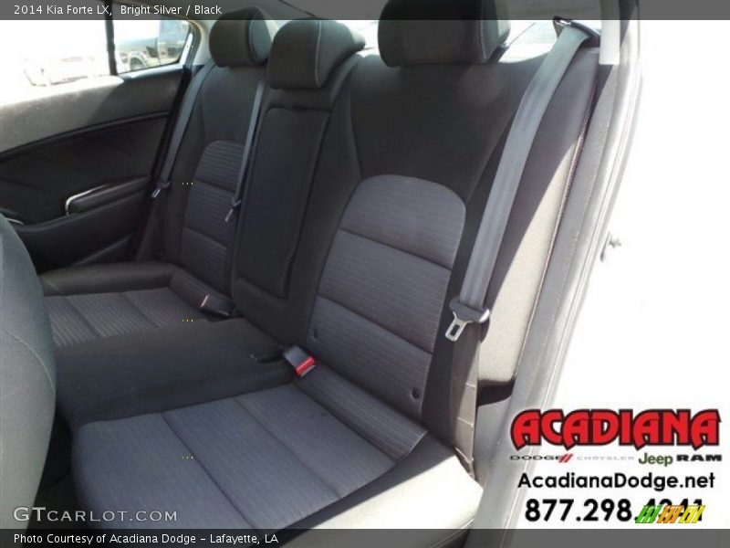 Bright Silver / Black 2014 Kia Forte LX