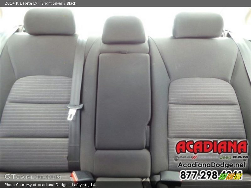 Bright Silver / Black 2014 Kia Forte LX