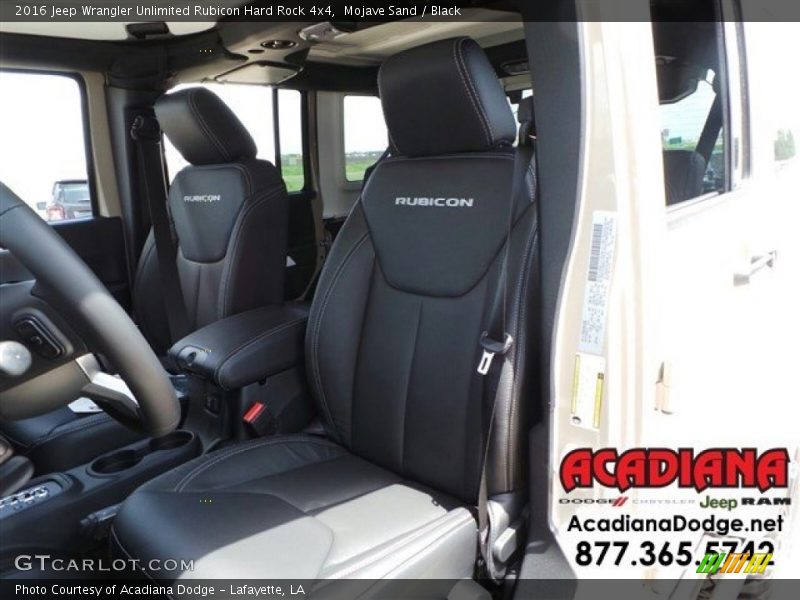 Mojave Sand / Black 2016 Jeep Wrangler Unlimited Rubicon Hard Rock 4x4