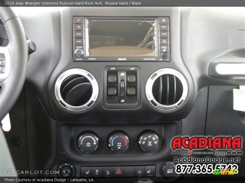 Mojave Sand / Black 2016 Jeep Wrangler Unlimited Rubicon Hard Rock 4x4