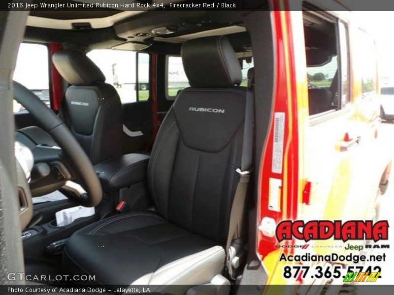 Firecracker Red / Black 2016 Jeep Wrangler Unlimited Rubicon Hard Rock 4x4