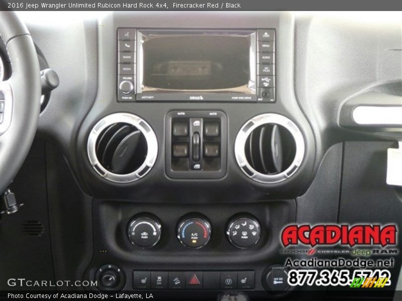 Firecracker Red / Black 2016 Jeep Wrangler Unlimited Rubicon Hard Rock 4x4