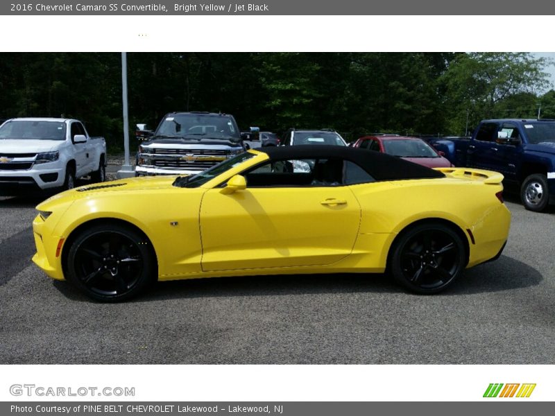  2016 Camaro SS Convertible Bright Yellow