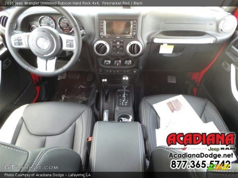 Firecracker Red / Black 2016 Jeep Wrangler Unlimited Rubicon Hard Rock 4x4
