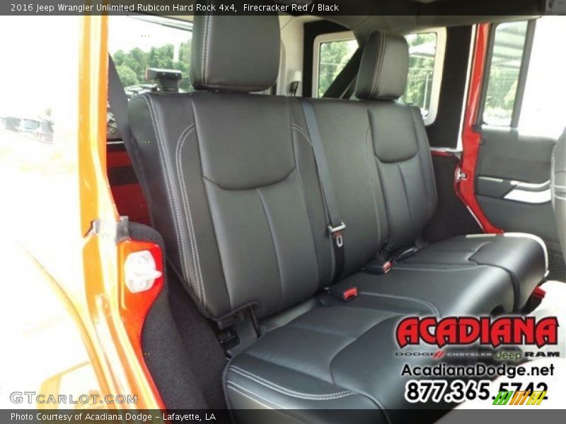 Firecracker Red / Black 2016 Jeep Wrangler Unlimited Rubicon Hard Rock 4x4