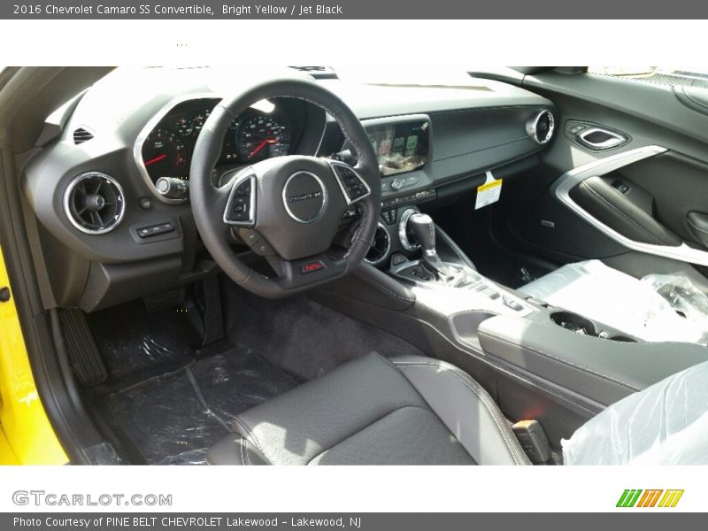 Bright Yellow / Jet Black 2016 Chevrolet Camaro SS Convertible