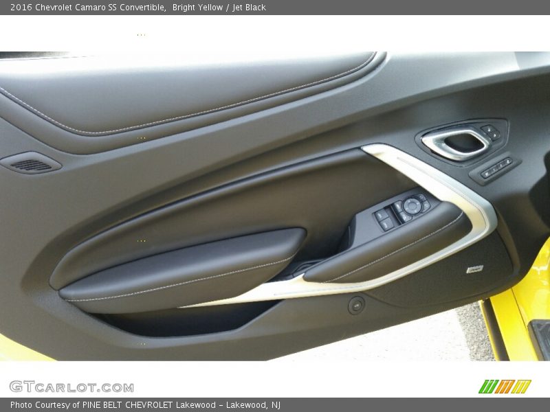 Bright Yellow / Jet Black 2016 Chevrolet Camaro SS Convertible