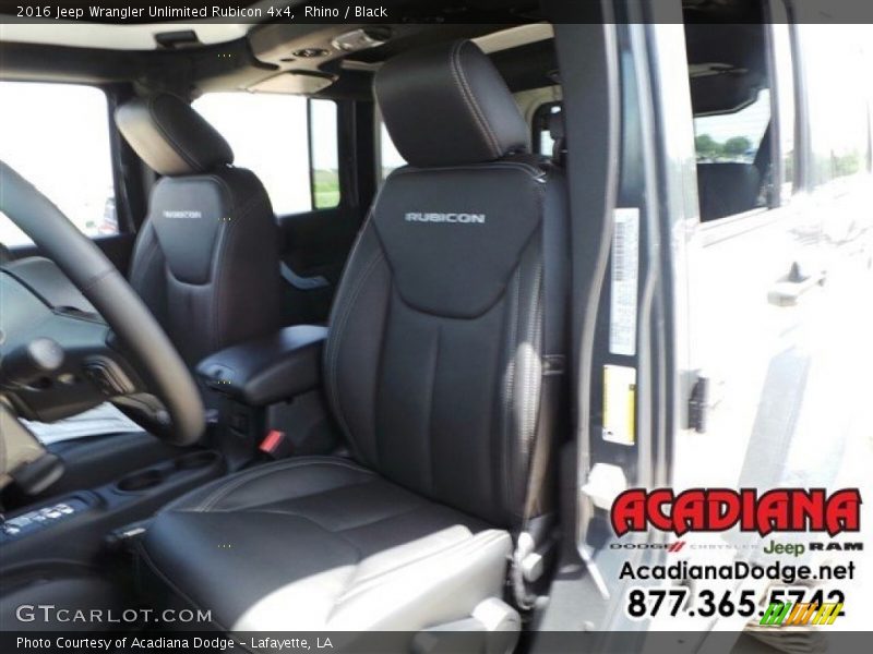 Rhino / Black 2016 Jeep Wrangler Unlimited Rubicon 4x4