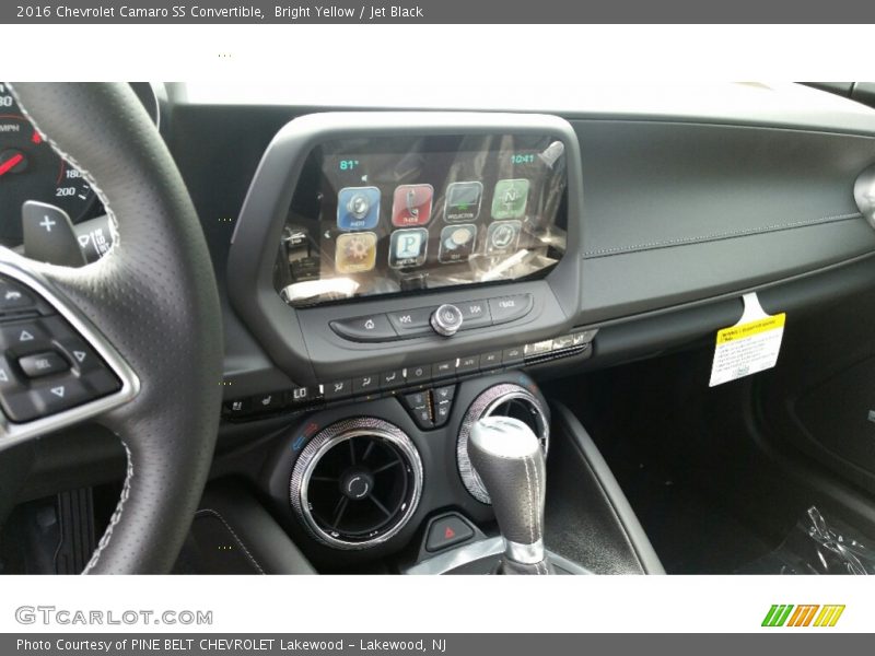 Bright Yellow / Jet Black 2016 Chevrolet Camaro SS Convertible