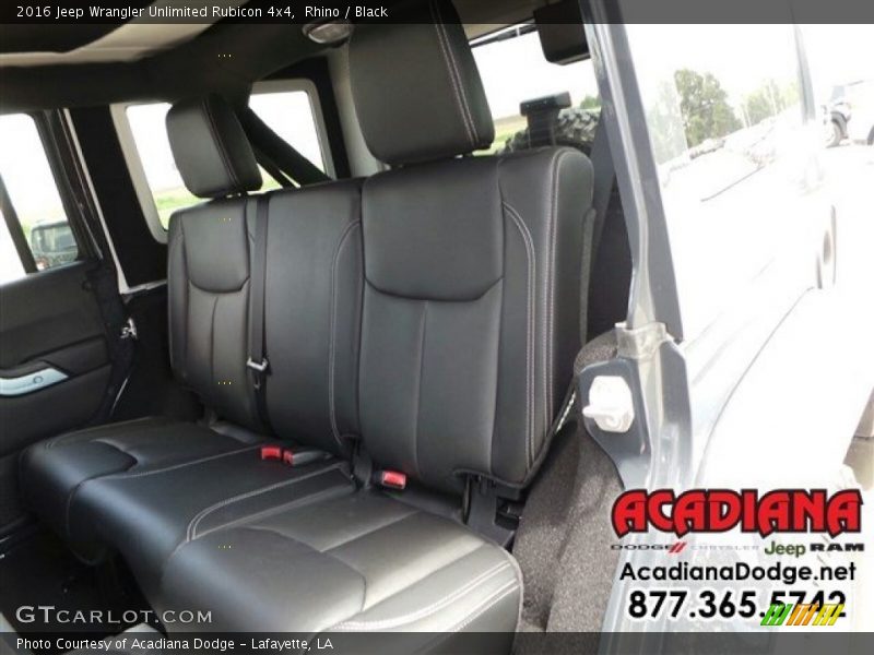 Rhino / Black 2016 Jeep Wrangler Unlimited Rubicon 4x4