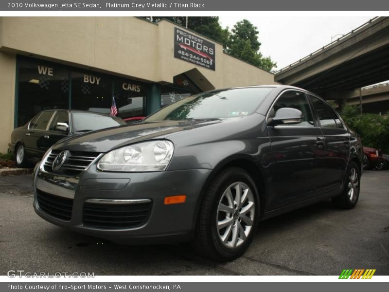 Platinum Grey Metallic / Titan Black 2010 Volkswagen Jetta SE Sedan