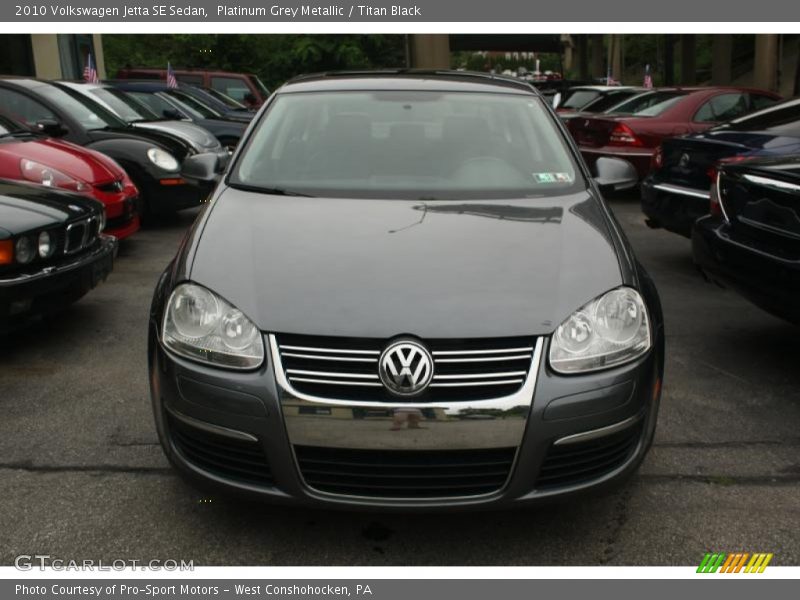 Platinum Grey Metallic / Titan Black 2010 Volkswagen Jetta SE Sedan