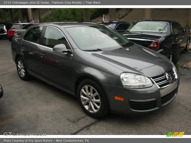 Platinum Grey Metallic / Titan Black 2010 Volkswagen Jetta SE Sedan