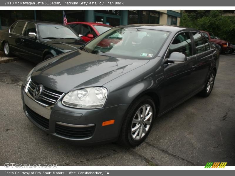 Platinum Grey Metallic / Titan Black 2010 Volkswagen Jetta SE Sedan