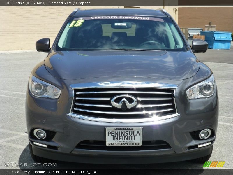 Diamond Slate / Graphite 2013 Infiniti JX 35 AWD