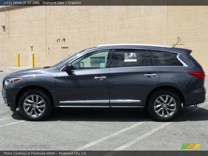 Diamond Slate / Graphite 2013 Infiniti JX 35 AWD