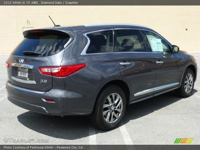 Diamond Slate / Graphite 2013 Infiniti JX 35 AWD