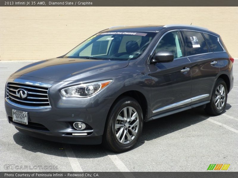 Diamond Slate / Graphite 2013 Infiniti JX 35 AWD