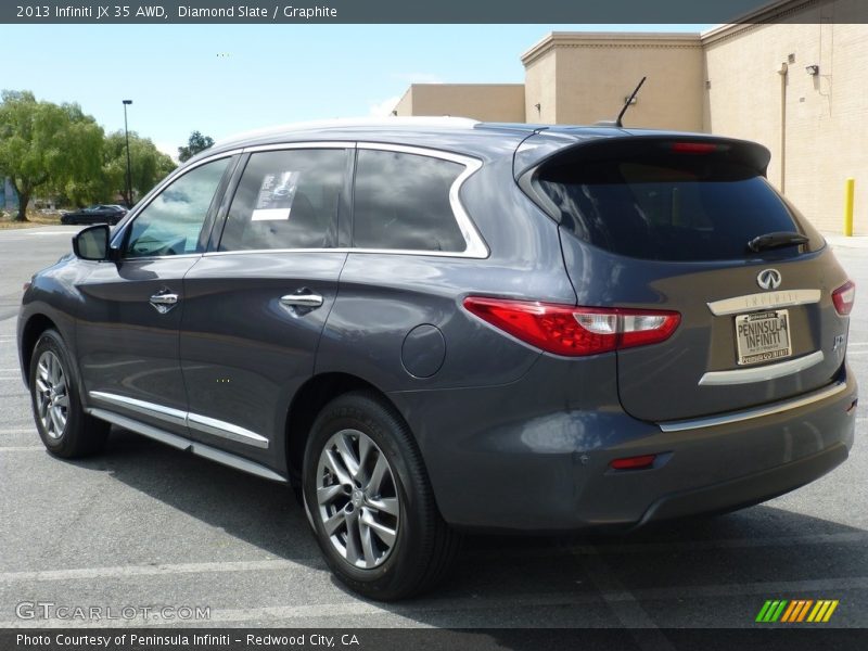 Diamond Slate / Graphite 2013 Infiniti JX 35 AWD