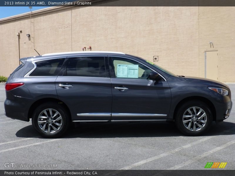 Diamond Slate / Graphite 2013 Infiniti JX 35 AWD