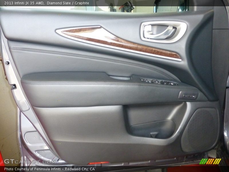 Diamond Slate / Graphite 2013 Infiniti JX 35 AWD